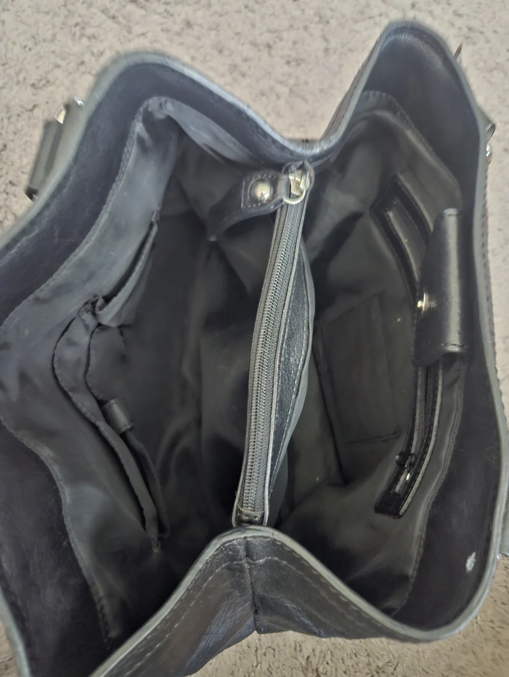 Wilsons Vintage‎ Y2K Pelle Studio Black Leather Shoulder Bag